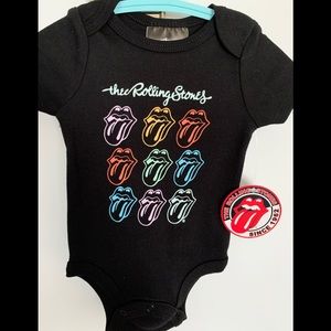 The Rolling Stones onesie NWT 0-3 months